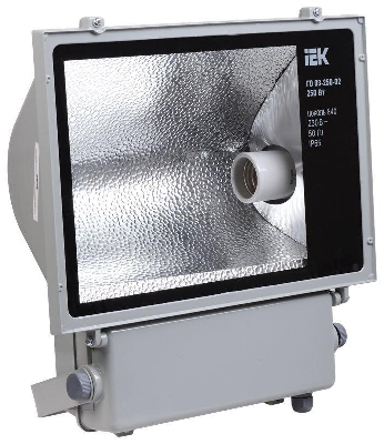 Прожектор ГО03-250-02 250Вт E40 асимметричный IP65 + ТТУ IEK LPHO03-250-02-D4-1-K02