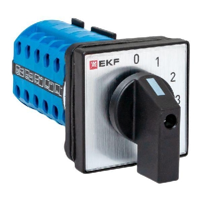 Переключатель кулачковый ПК-1-103 3п 10А "0-1-2-3" IP65 EKF pk-1-103-10-65