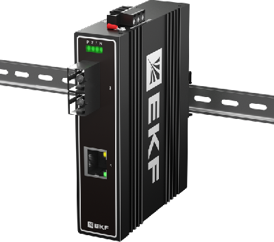 Медиаконвертер 10/100/1000Base-TX в 1000Base-X разъем SC двойн. одномодовое оптоволокно 1550нм TSX EKF TSX-MC1-1GX1GT-SC