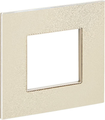 Рамка 1-м SKANDY SK-F31Sh металл шампань IEK SK-M12-M-K37
