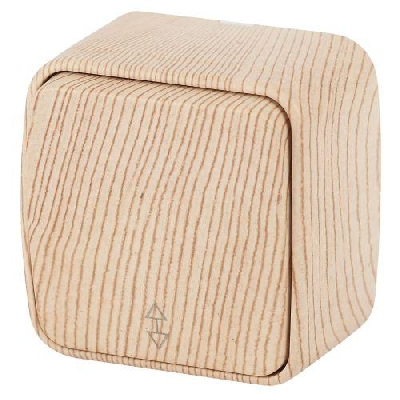 Переключатель 1-кл. ОП Polo 3-103-11 10А 250В IP20 сосна Intro Б0053536