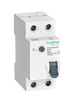 Выключатель автоматический дифференциального тока City9 Set (АВДТ) 1P+N C 10А 6кА 30мА Тип-A 230В SE C9D65610