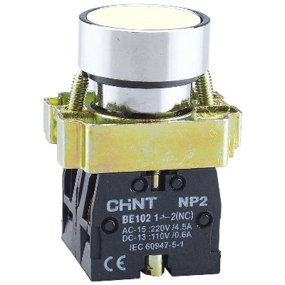 Кнопка управления NP2-BA11 без подсветки 1НО IP40 (R) бел. CHINT 573954