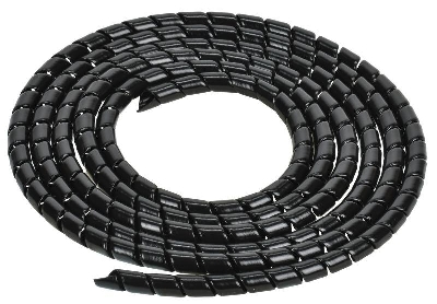 Спираль монтажная СП-09 черн. (уп.2м) IEK USWB1-09-02-K02