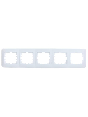 Рамка 5-м ASTI горизонт. бел. LEZARD 7081-0200-150