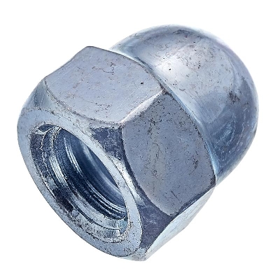 Гайка колпачковая М12 DIN 1587 цинк (европодвес) (уп.2шт) СТРОЙМЕТИЗ 3150071