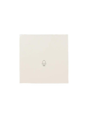 Кнопка звонка СП ZIMA IP20 безвинт. зажим слон. кость LEZARD 704-9088-103QC