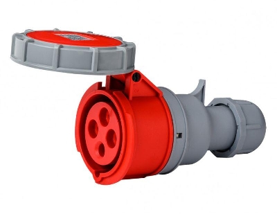 Розетка переносная 3Р+РЕ 16А 380В IP67 РП-103 DEKraft 26140DEK