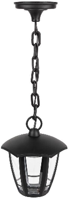 Светильник светодиодный садово-парковый ДСУ 07-8-002 Марсель 1 8Вт 3000К IP44 6 гранный подвесной черн. Эра Б0064271