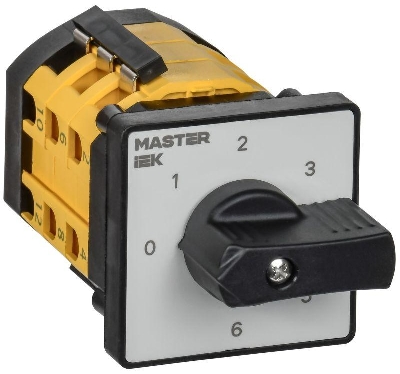 Переключатель кулачковый 10А (сх. 111) стандартная рукоятка IEK MI-CS10-010-111