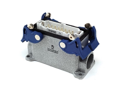 Вилка 4-фиксатора 2-боковых ввода 16 полюсов 16А EMAS EBM16FD24