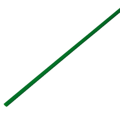 Трубка термоусадочная ТУТ нг 3.0/1.5 зел. 1м Rexant 20-3003