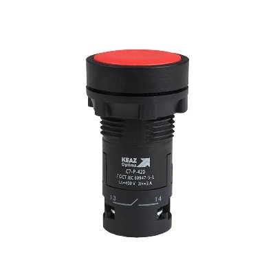 Кнопка OptiSignal Compact D22 С7-P-420 красн. 2НО XB7NA43 КЭАЗ 362051