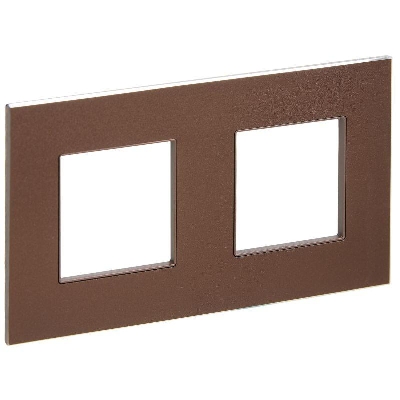 Рамка 2-м SKANDY SK-F32Br металл шоколад IEK SK-M22-M-K30