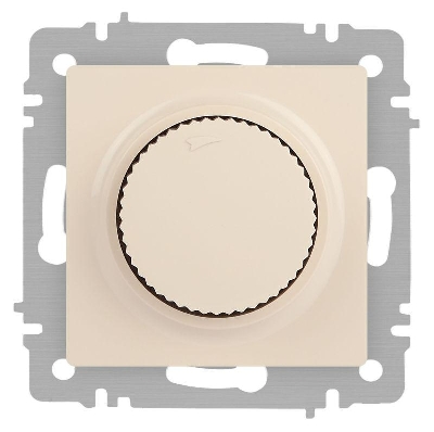 Светорегулятор поворотный СП Accent 6-401-02 600Вт 230В IP20 сл. кость Intro Б0063672