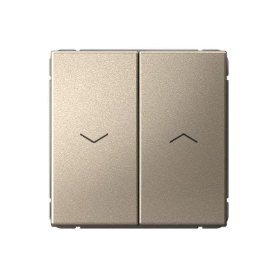 Выключатель для жалюзи 2-кл. ArtGallery 2х (сх. 4) 10А механизм шампань SE GAL000519