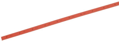 Трубка термоусадочная ТТУ нг-LS 28/14 красн. 1м IEK UDRS-D28-1-K04