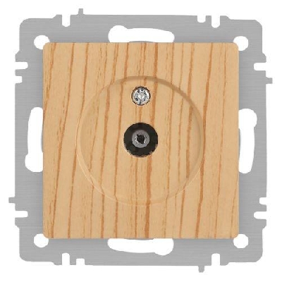 Розетка телевизионная одиночная TV СП Accent 6-301-11 IP20 сосна Intro Б0063622