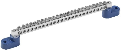 Шина нулевая Ni ШНИ-6х9-24-У2-С на двух угловых изоляторах IEK YNN10-24-C2-K07-N