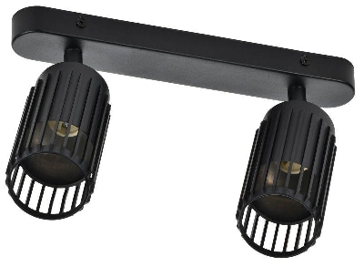 Светильник 4208 2хGU10 настенно-потолочный черн. IEK LT-USB0-4208-GU10-2-K02