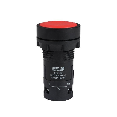Кнопка OptiSignal Compact D22 С7-P-402 красн. 2НЗ XB7NA44 КЭАЗ 362039