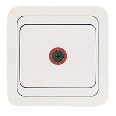 Розетка TV оконечная Mimoza бел. Makel 12027