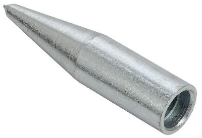 Наконечник заземления безмуфтовый d16мм сталь IEK ZNZ11-10-016