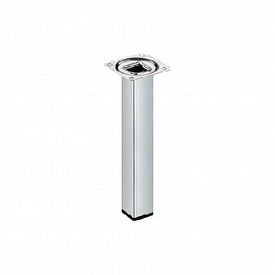 Ножка квадратная нерегулируемая 25х25х200мм метал. никель Tech-Krep/Zitar 151277