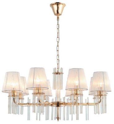 Люстра Lilith 1039-308 8хE14 40Вт хрусталь Rivoli Б0054948