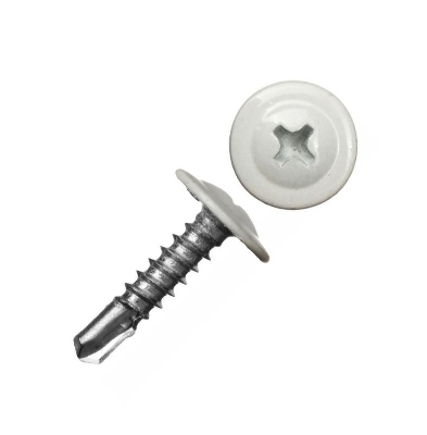 Саморез ШСММ сверло 4.2х16 бел. KP RAL 9003 (уп.20шт) Tech-Krep/Zitar 125523