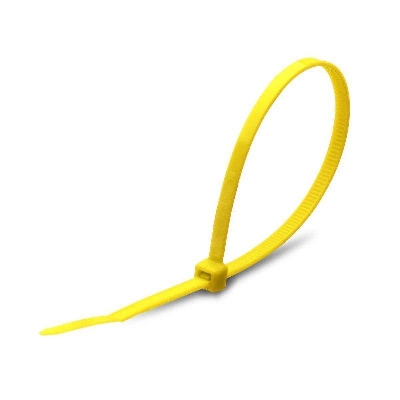 Хомут нейлоновый КСС 5х400 желт. (уп.100шт) Fortisflex 90329