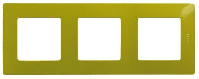 Рамка 3-м Etika зел. папоротник IEK 672543