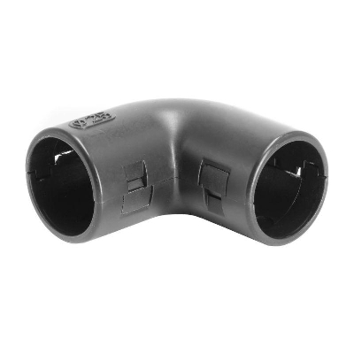 Колено открывающееся 90град. IP40 d16мм черн. DKC 50516B