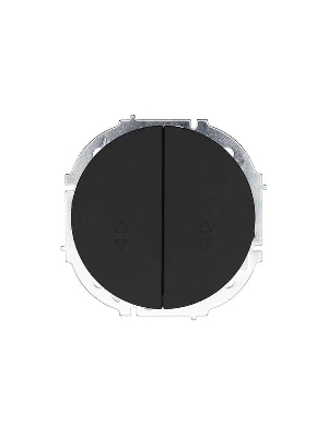 Выключатель проходной 2-кл. СП OSEN 10А IP20 механизм черн. бархат LEZARD 743-4288-106