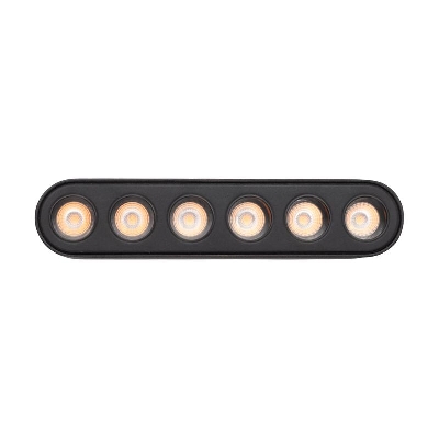 Светильник светодиодный трековый MTR16 1206 6Вт 3000К spot 36град. BL IP20 низковольтный Pro черн. JazzWay 5056251