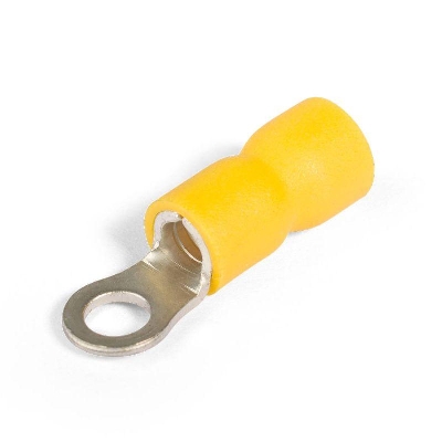 Наконечник кабельный кольцевой изолированный НКИ 6.0-4 EasyFix КВТ 90895