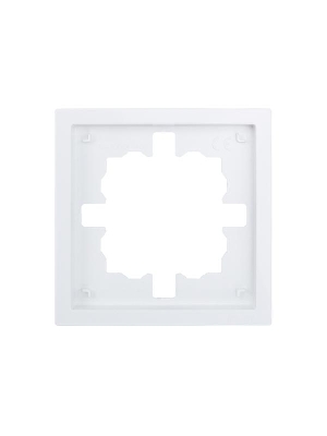 Рамка 1-мест. горизонт. ZIMA бел. LEZARD 704-0200-146