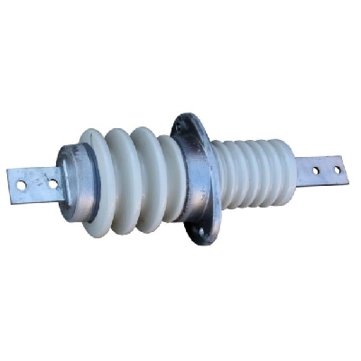 Изолятор проходной ИПУ-10/630-7.5 УХЛ1 (овал. фланец) Электрофарфор ЦБ-00009166