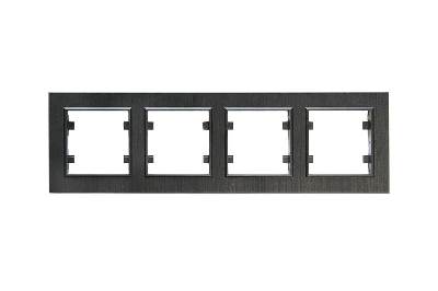 Рамка 4-м Karea LINE STAR чер. Makel 86054704