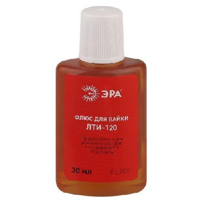 Флюс PL-F01 для пайки ЛТИ-120 30мл Эра Б0052559