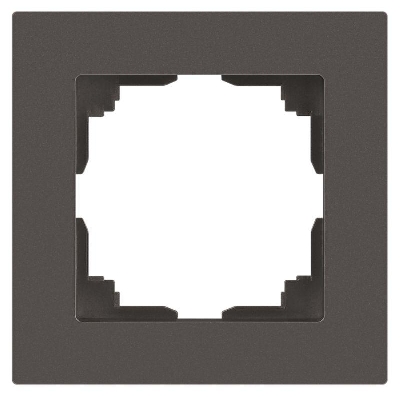 Рамка 1-м СП Accent 6-501-09 титан Intro Б0063769