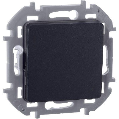 Выключатель 1-кл. Inspiria 10А IP20 250В 10AX механизм антрацит IEK 673603