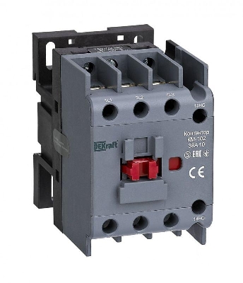 Контактор 38А 36В AC АС3 АС4 1НО+1НЗ КМ-102 DEKraft 21931DEK
