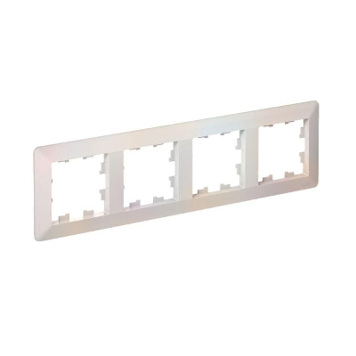 Рамка 4-м AtlasDesign Air жемчуж./дым. бел. SE ATN220404