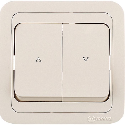 Кнопка управления жалюзи Mimoza кремов. Makel 25041