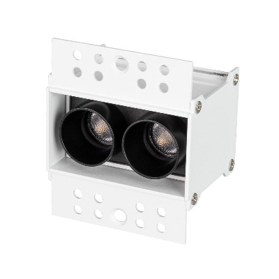 Светильник светодиодный MS-ORIENT-BUILT-TRIMLESS-TC-S38x67-5W Warm3000 WH-BK 30 deg IP20 230В металл Arlight 031923