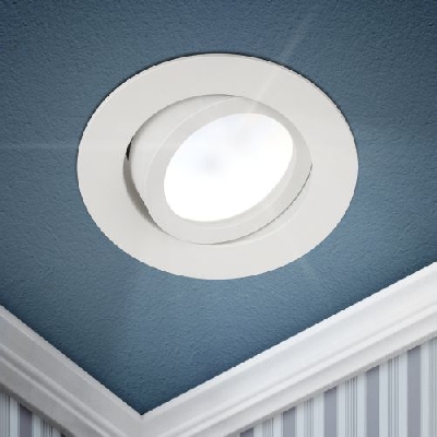 Светильник встраиваемый алюм. KL86 WH MR16/GU5.3 бел. Эра Б0054350