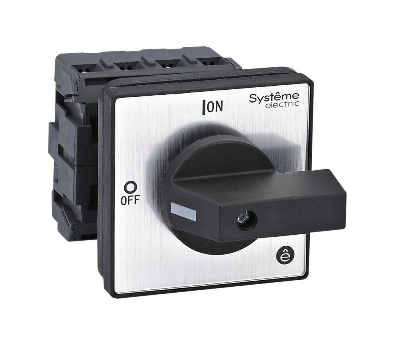 Выключатель-разъединитель 4п 32А IP20 с черн. рукоят. на дверцу 4 винтами SE MSD32420B