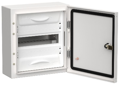 Корпус ЩРн-12 (1х12) TITAN 5 335х310х140 IP54 одна дверь метал. бел. IEK TI5-50-N-012-54
