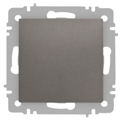 Переключатель 1-кл. СП Accent 6-103-09 10А IP20 250В AL/CU титан Intro Б0063451